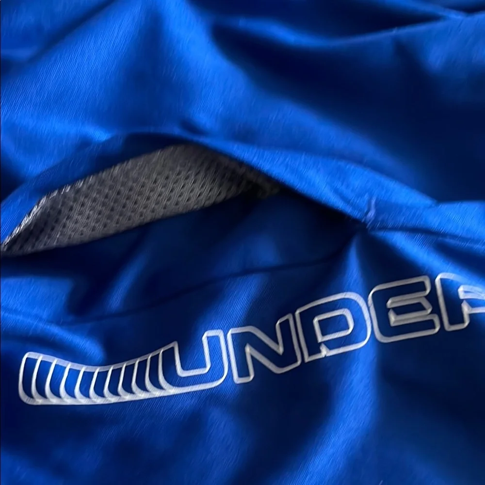 NWOT Under Armour Heat Gear Kids Blue Athletic Shorts